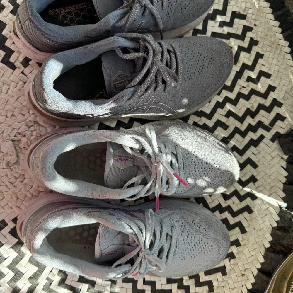 ASICS Wome Running Shoes Gel Gray Navy Sz 8 Bundle of Three GREAT DEAL! - Picture 7 of 13